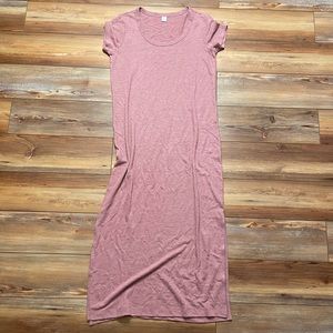 Dusty rose maxi dress